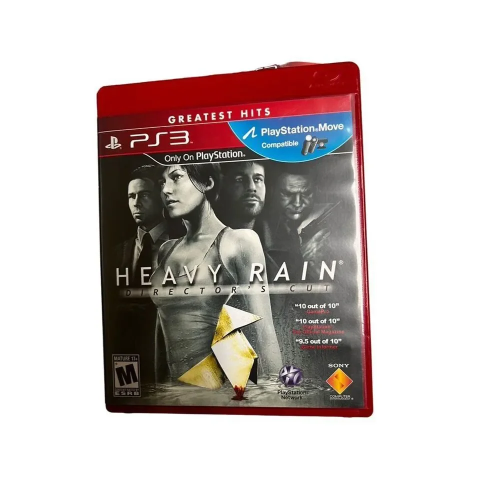 Heavy Rain Director's Cut Greatest Hits‎ Sony PlayStation 3 PS3 Game Case Manual